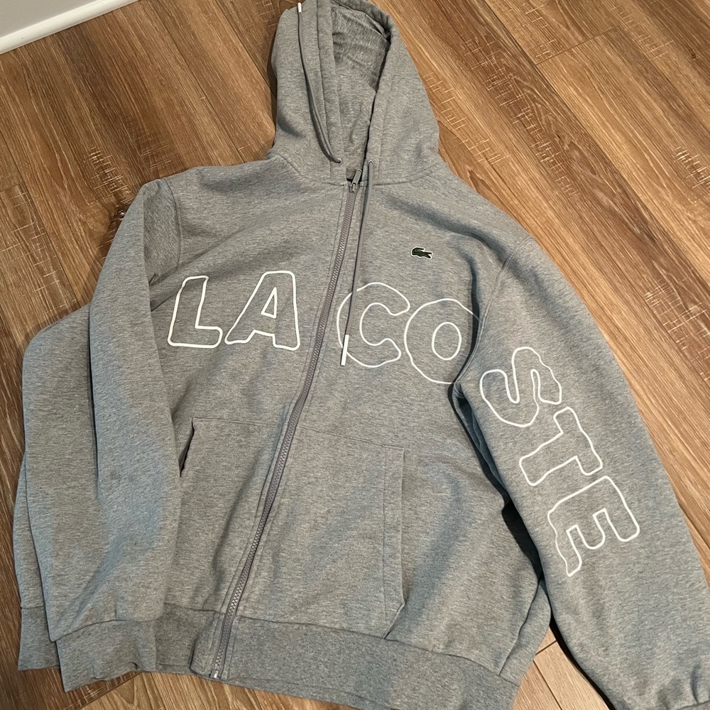 Men’s Lacoste zip up hoodie 3XL (USA) 4XL (UK)